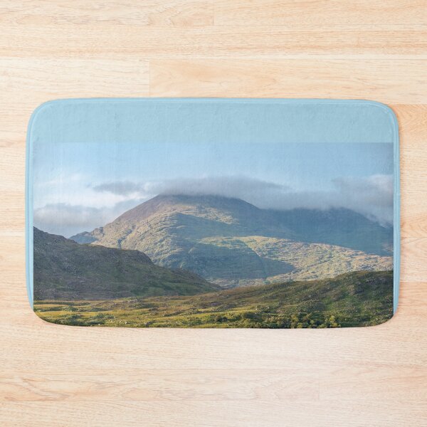 Item preview, Clouds and green mountains with lakes, amazing nature of Ireland in Killarney National Park, Ring of Kerry, near the town of Killarney, County Kerry designed and sold by AlbertMi.