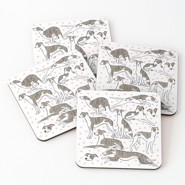 Item preview, Whippet dog cute illustration  designed and sold by Yarafantasyart.