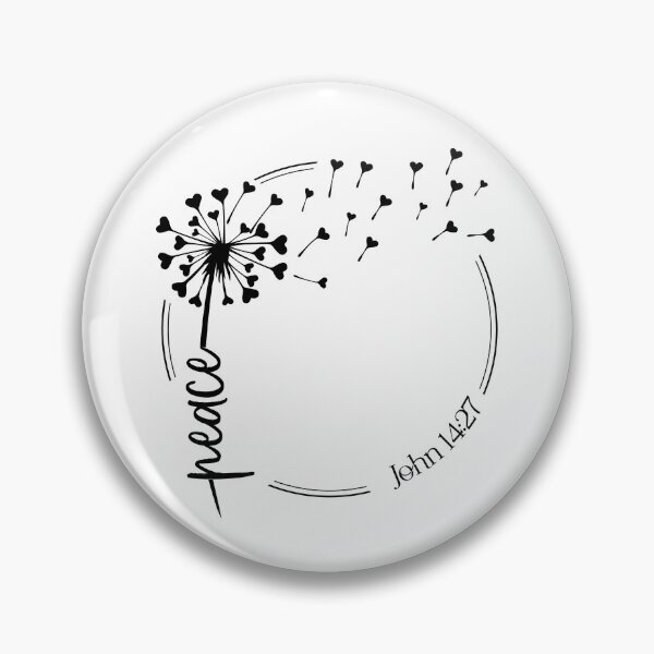 Item preview, Christian Dandelion design - peace - John 14:27 designed and sold by simplydesignart.