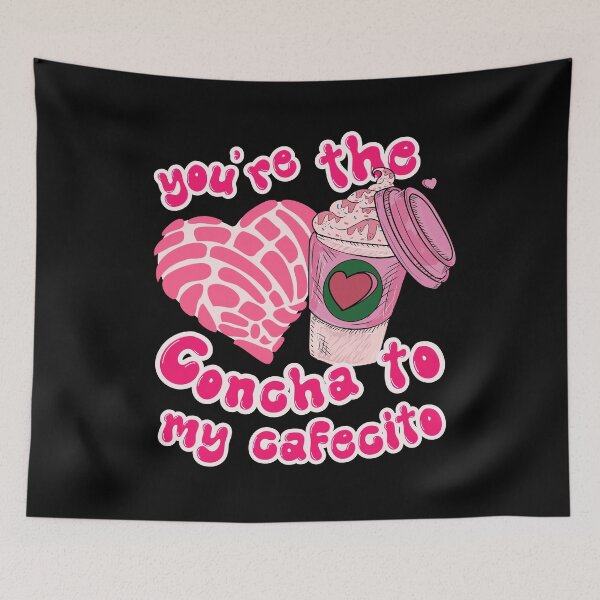 Item preview, Cafecito Y Chisme Spanish Valentine Coffee And Concha designed and sold by iliasjeff.