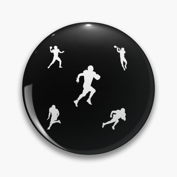 Item preview,  Football Player Pattern - Black - Available on stickers socks and more designed and sold by Dude  Stuff.