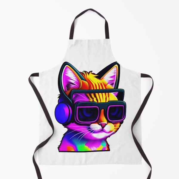 Item preview, cute adorable dj cat wearing sunglasses and headphones 22 designed and sold by vishalraifx.