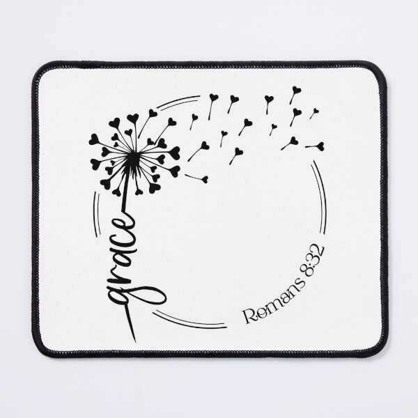 Item preview, Christian Dandelion Design - Grace - Romans 8:32 designed and sold by simplydesignart.