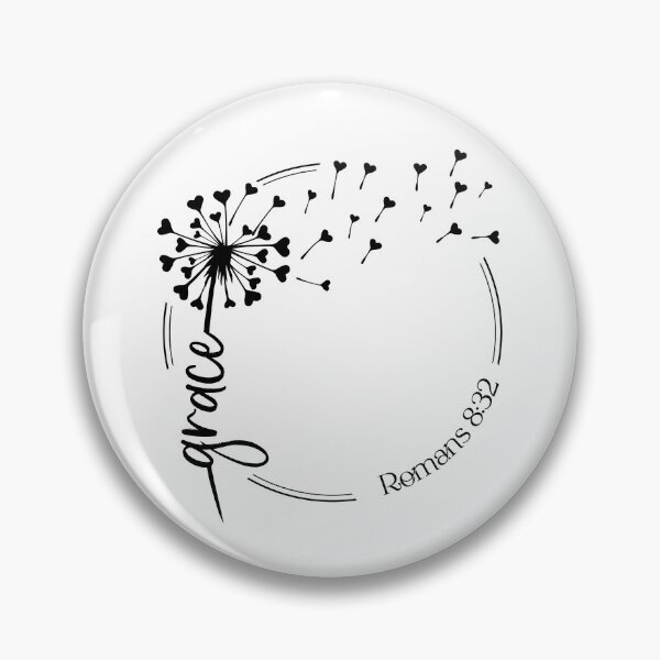 Item preview, Christian Dandelion Design - Grace - Romans 8:32 designed and sold by simplydesignart.