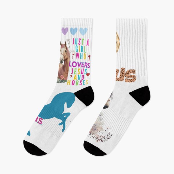 Item preview, Just A Girl Who Loves Jesus And Horses -   Jesus Horse Pack designed and sold by elisarasada.