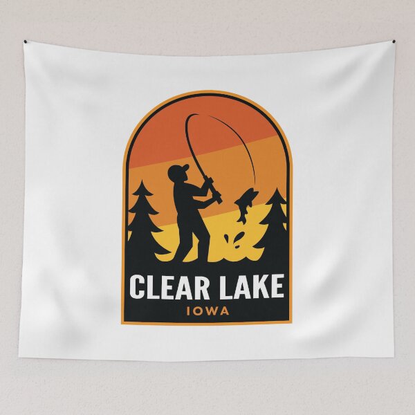Item preview, Clear Lake Iowa Fishing designed and sold by HalpinDesign.