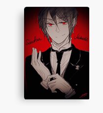 Black Butler - Sebastian Canvas Print
