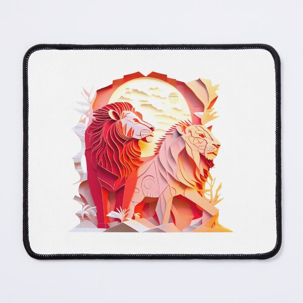 Item preview, Lion and Lioness - The Cut-Out Collection designed and sold by FiveIntentions.