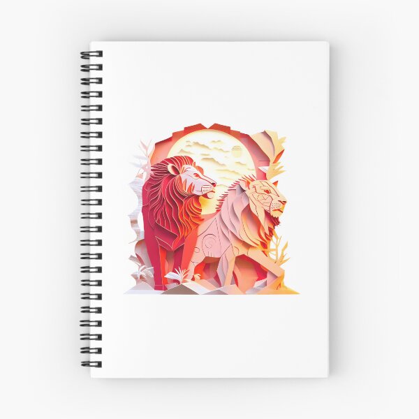 Item preview, Lion and Lioness - The Cut-Out Collection designed and sold by FiveIntentions.
