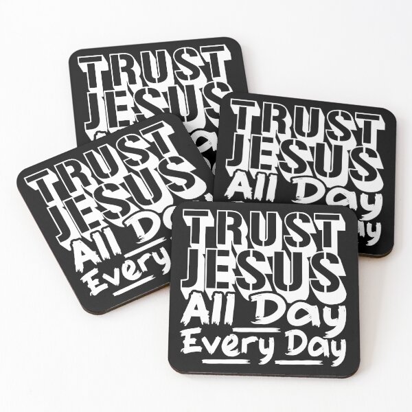 Item preview, Trust Jesus All Day Every Day designed and sold by plushism.