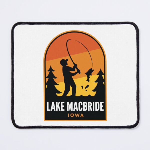 Item preview, Lake Macbride Iowa Fishing designed and sold by HalpinDesign.