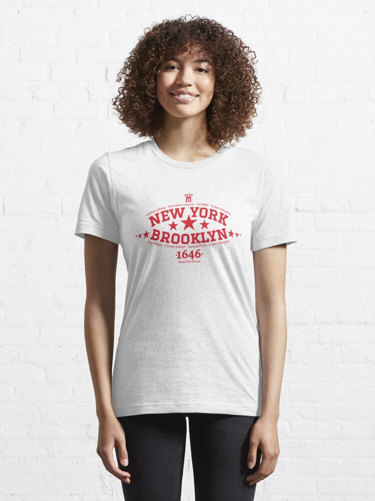 Brooklyn New York College Style T-shirt 