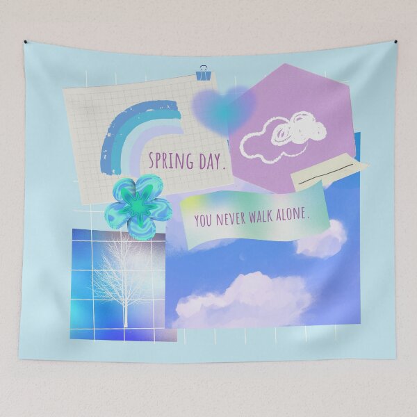 Item preview, Inspired by BTS 'Spring Day' from the album 'You Never Walk Alone.' designed and sold by StarryPopStuff.