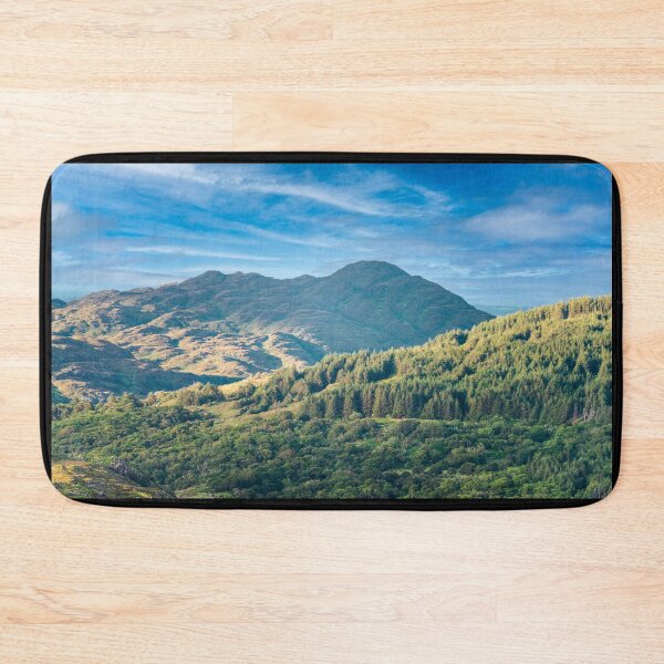 Item preview, Clouds and green mountains with lakes, amazing nature of Ireland in Killarney National Park, Ring of Kerry, near the town of Killarney, County Kerry designed and sold by AlbertMi.