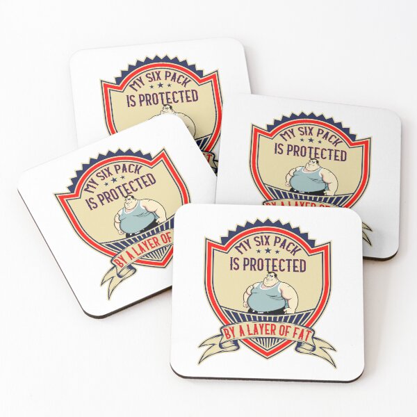 Item preview, My Six Pack is Protected by a Layer of Fat designed and sold by PurpleHydrogen.
