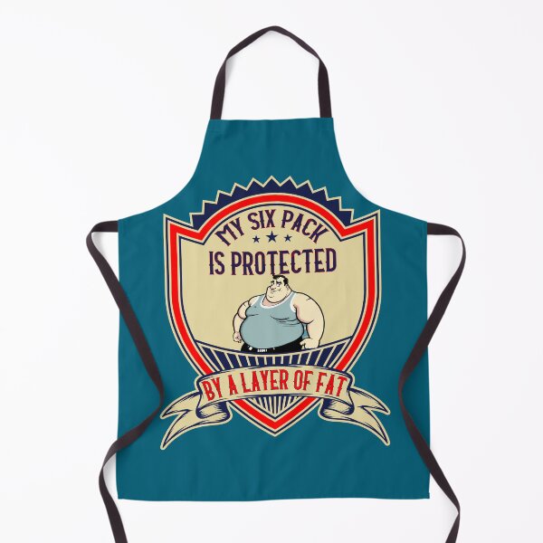 Item preview, My Six Pack is Protected by a Layer of Fat designed and sold by PurpleHydrogen.