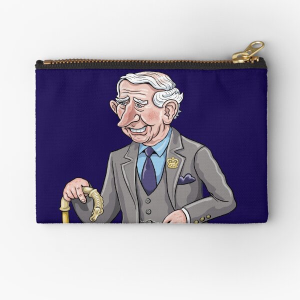 King Charles III Zipper Pouch