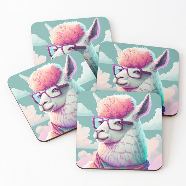Item preview, Vapor Wave Llama designed and sold by TheArtfulAllie.