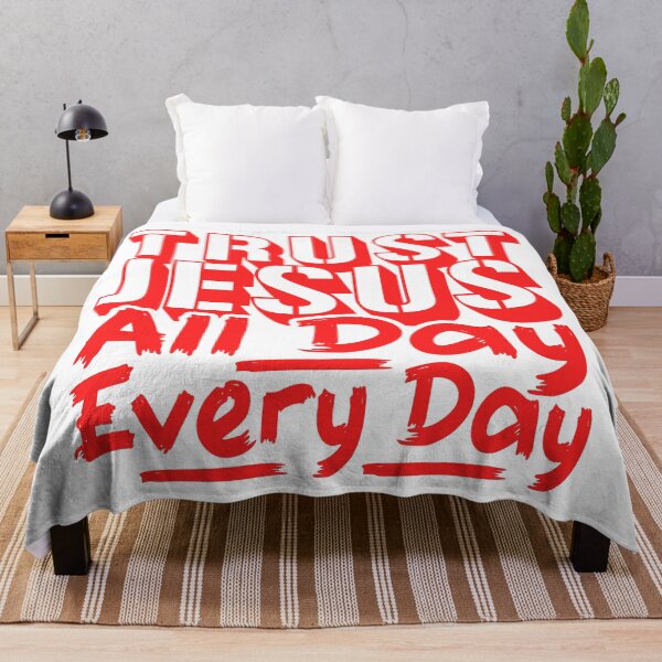 Item preview, Trust Jesus All Day Every Day designed and sold by plushism.