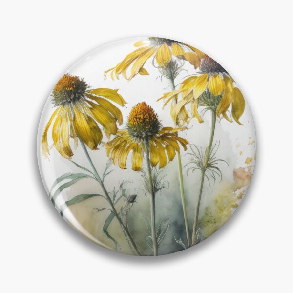 Item preview, Yellow Coneflowers  designed and sold by Vanover Designs.