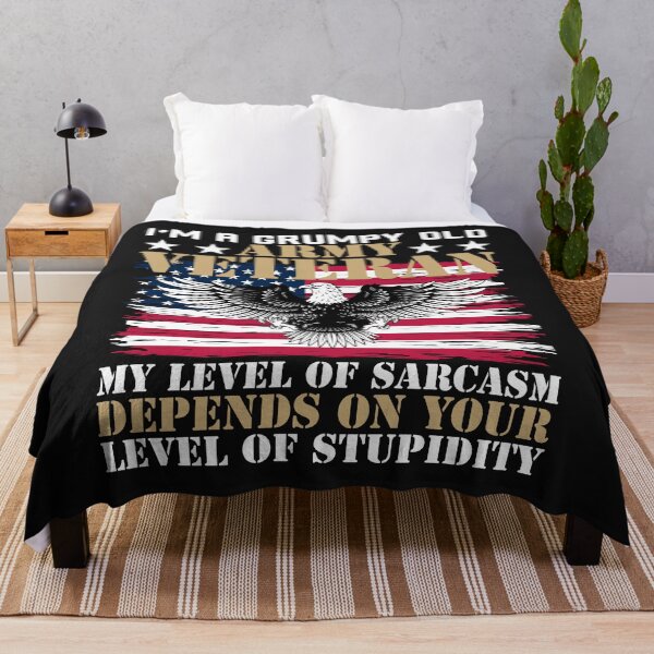 Item preview, Just A Grumpy Army Veteran designed and sold by TastySpace.