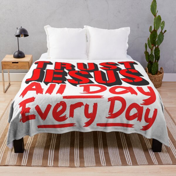 Item preview, Trust Jesus All Day Every Day designed and sold by plushism.