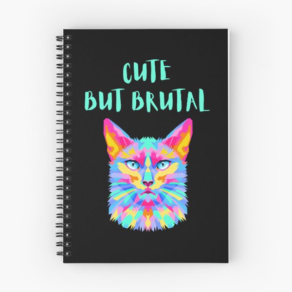 Item preview, CUTE BUT BRUTAL, CAT LOVER, MOM designed and sold by schizarty.