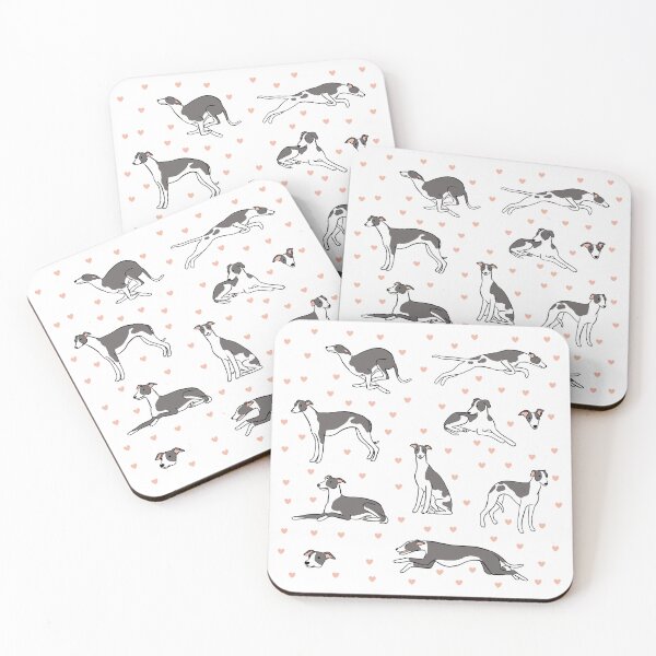Item preview, Whippet dog cute illustration  designed and sold by Yarafantasyart.