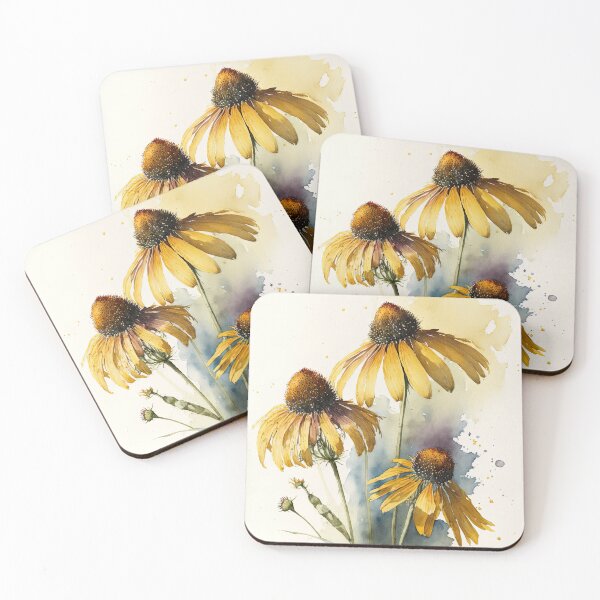 Item preview, Yellow Coneflowers  designed and sold by Vanover Designs.