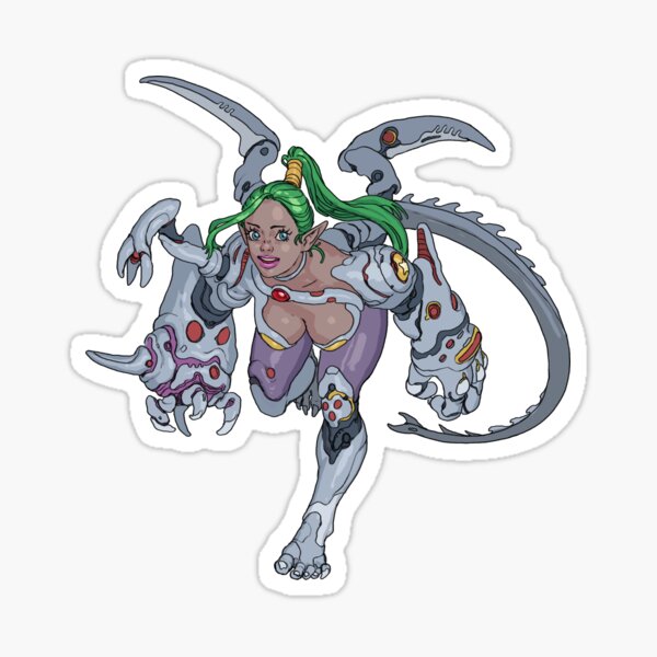 Fille en cours d'exécution Sticker