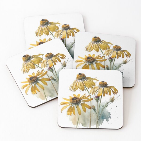 Item preview, Yellow Coneflowers  designed and sold by Vanover Designs.
