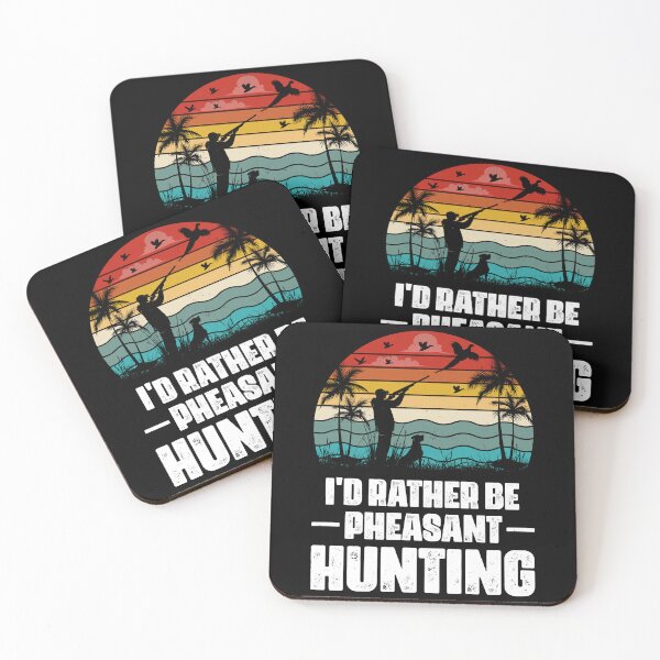 Item preview, I'd Rather Be Pheasant Hunting Retro Design - Funny Pheasant Hunter Vintage designed and sold by naworas.