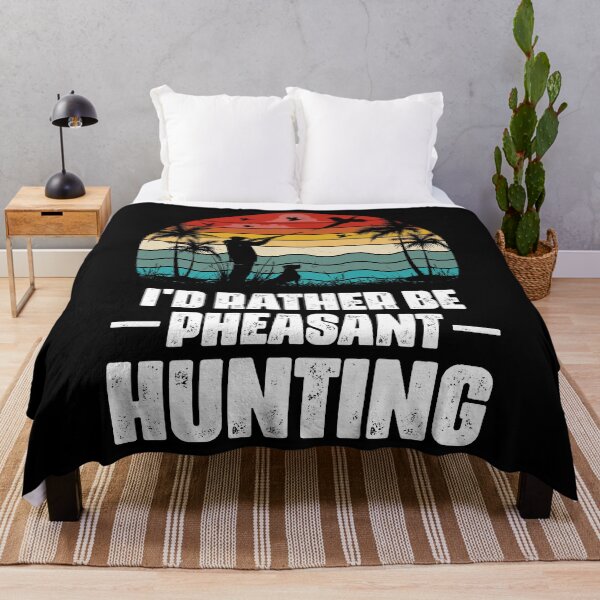 Item preview, I'd Rather Be Pheasant Hunting Retro Design - Funny Pheasant Hunter Vintage designed and sold by naworas.