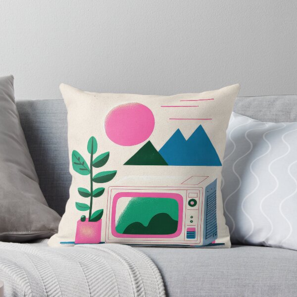 Artikelvorschau, Mein alter Fernsehkunst-Retro Pastellweinlese entworfen und verkauft von PinkNomad.