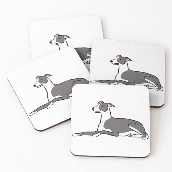 Item preview, Whippet dog cute illustration  designed and sold by Yarafantasyart.