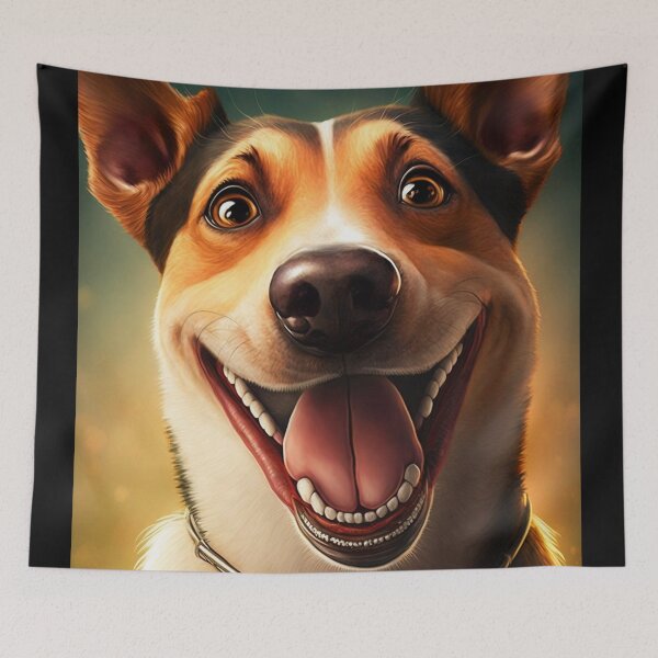 Item preview, Smiling dogs - Dog 1 designed and sold by AB9-Designs.