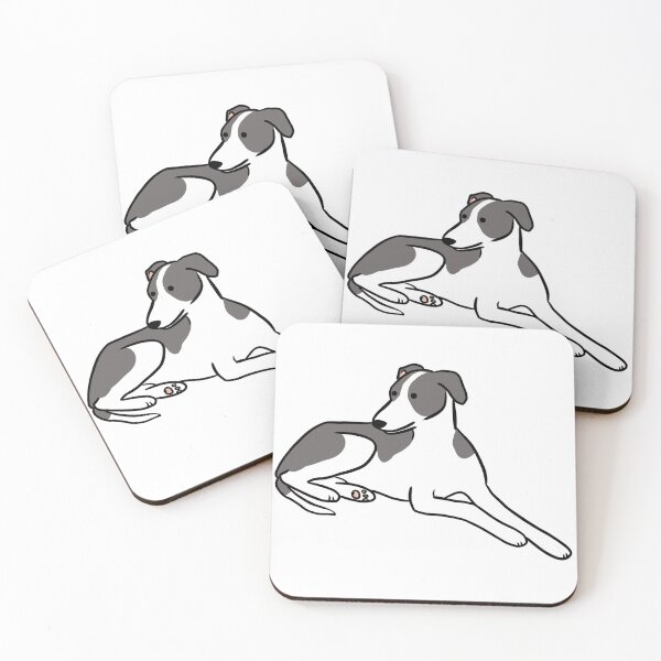 Item preview, Whippet dog cute illustration  designed and sold by Yarafantasyart.