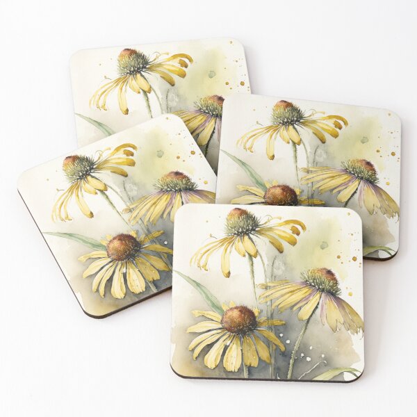Item preview, Yellow Coneflowers  designed and sold by Vanover Designs.