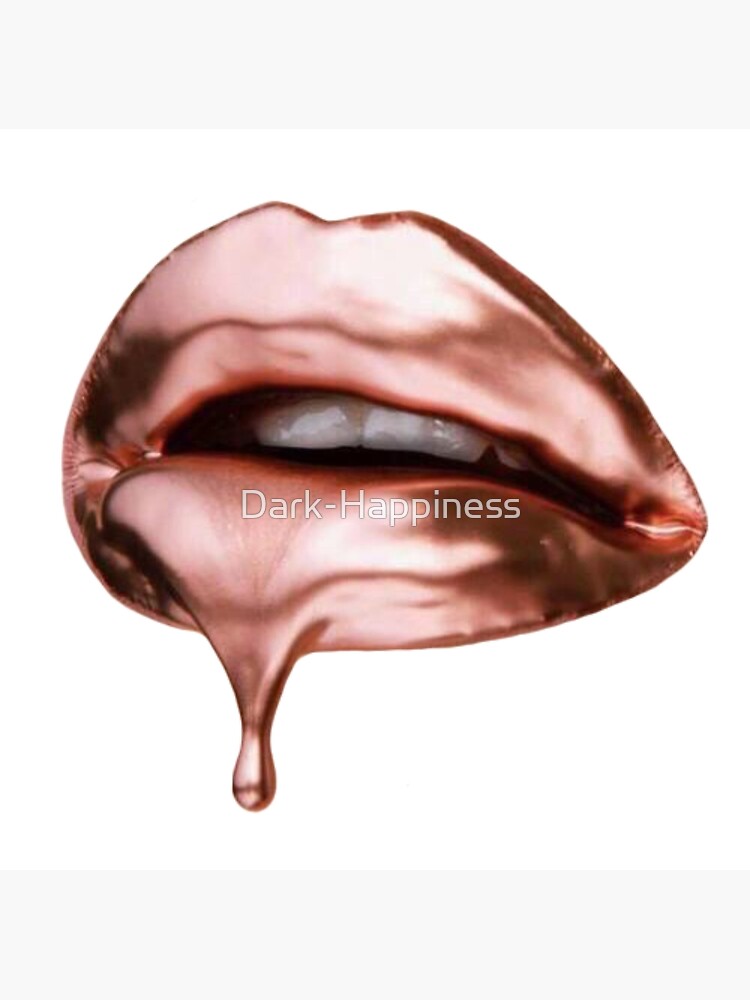 "Lip drip" Canvas Print for Sale by DarkHappiness Redbubble