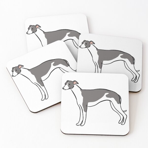 Item preview, Whippet dog cute illustration  designed and sold by Yarafantasyart.