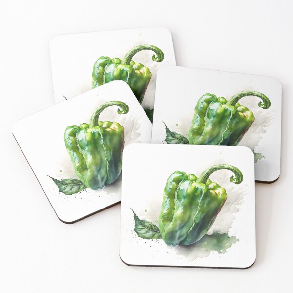 Item preview, Kitchen art - Green Pepper designed and sold by EmilyDayDreams.
