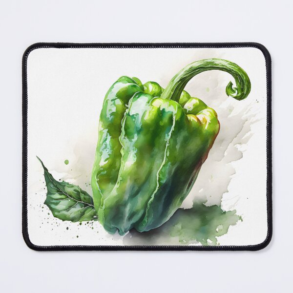 Item preview, Kitchen art - Green Pepper designed and sold by EmilyDayDreams.