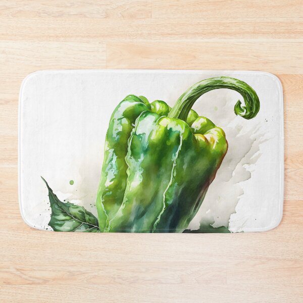 Item preview, Kitchen art - Green Pepper designed and sold by EmilyDayDreams.