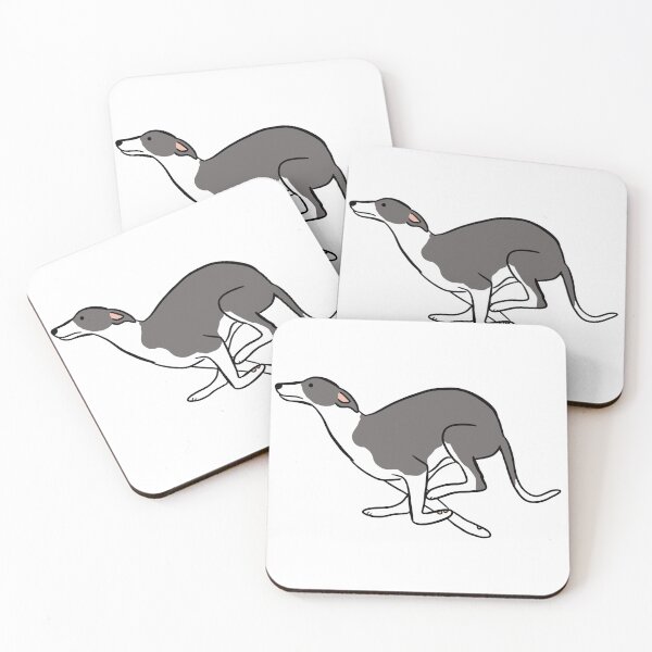 Item preview, Whippet dog cute illustration  designed and sold by Yarafantasyart.
