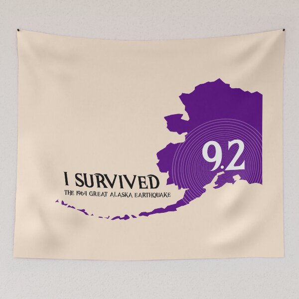 Item preview, Alaska Earthquake ~ I survived the 1964 Great Alaska Earthquake (in color) designed and sold by Ed Rosek.