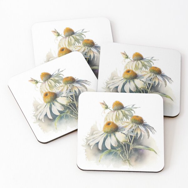 Item preview, White Coneflowers  designed and sold by Vanover Designs.