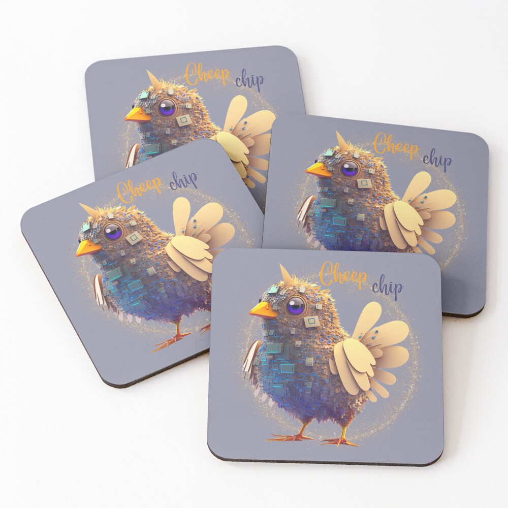 Item preview, Coasters (Set of 4) designed and sold by FedoraDesign.