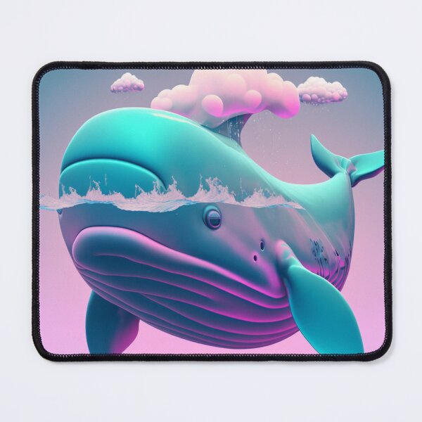 Item preview, Vapor Wave Whale designed and sold by TheArtfulAllie.