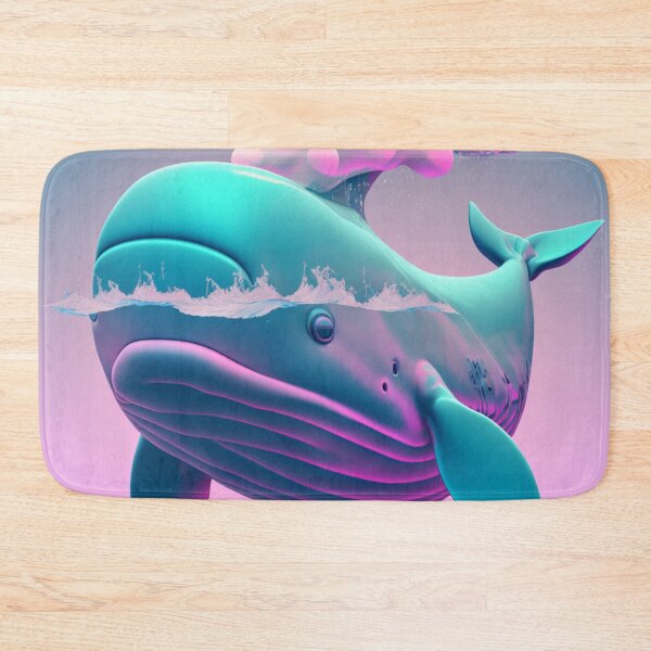 Item preview, Vapor Wave Whale designed and sold by TheArtfulAllie.