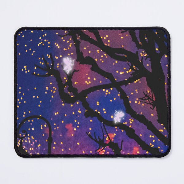Item preview, Fairies and Fireflies Magical Aesthetic Luminous Fantasy Art designed and sold by Flowerartlovers.